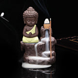 Little Monk Incense Burner + 20Pcs Of Incense Cones
