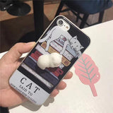 3D Cute Soft Silicone Squishy Cat Phone Case